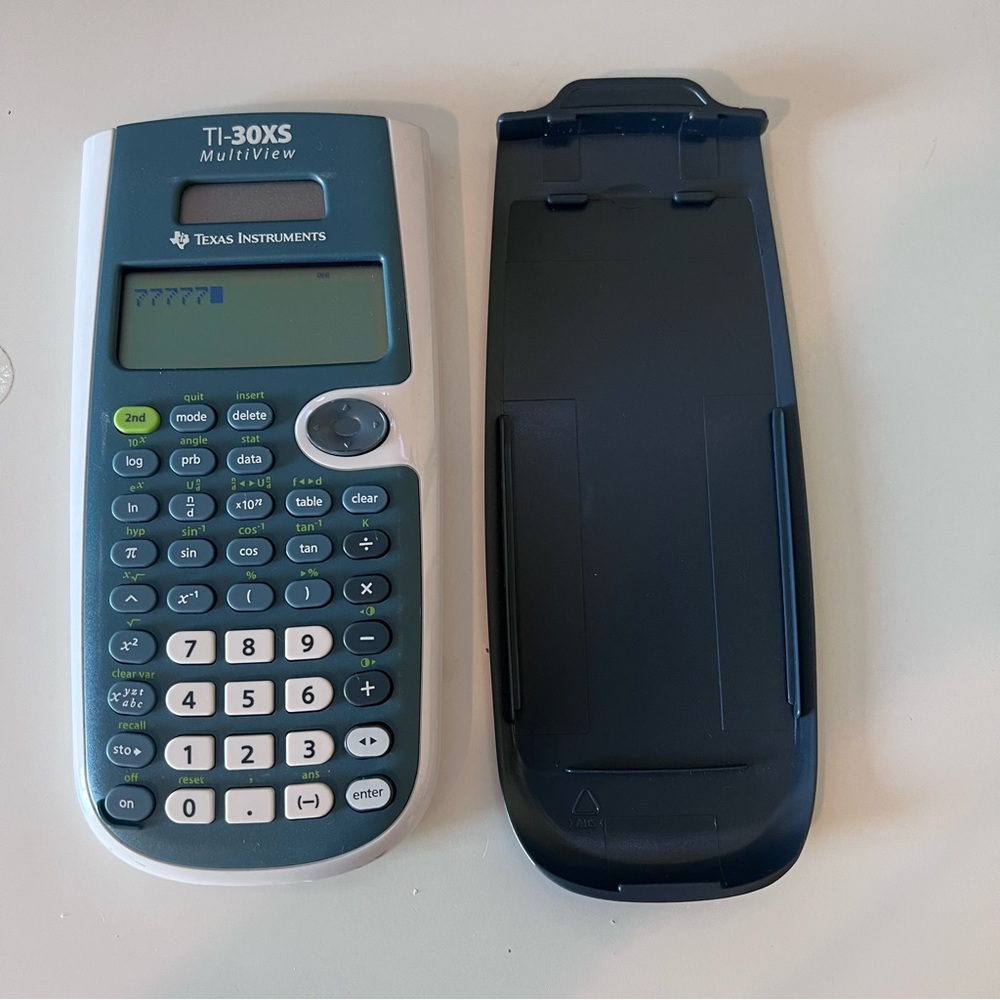 Texas Instruments TI-30XS MultiView Solar Calculator - Gray and White